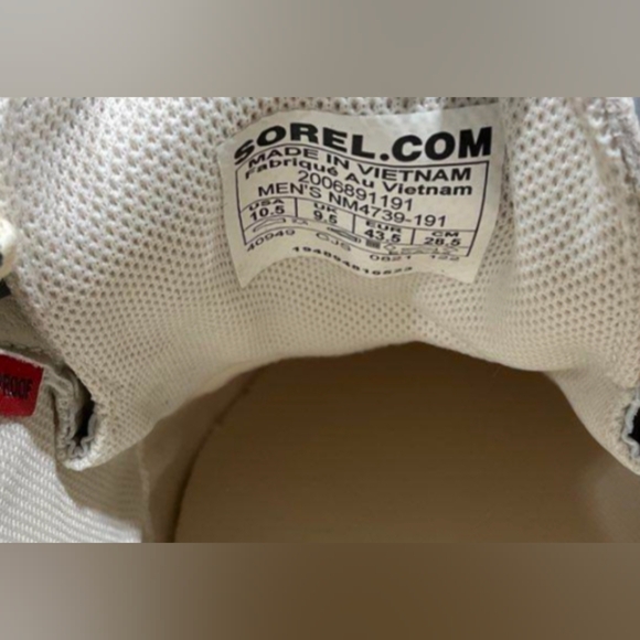 Sorel C-Street Lace-up Beige Athletic Shoes Men's 10.5 NIB MSRP $90 - Picture 8 of 9